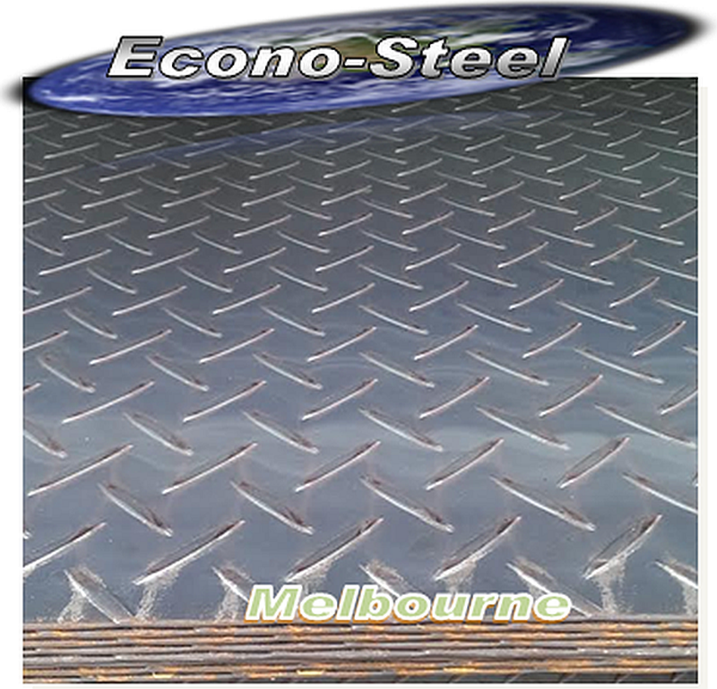 STEEL Floor Sheet check Plate. Eg. 2mm 1220x1830 (6x4), coated metal, other sizes available. We also have sheet, plate etc