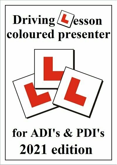 PDF manual driving instructor part 3, check test colour presenter