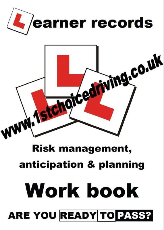 50 student page driving instructor work book