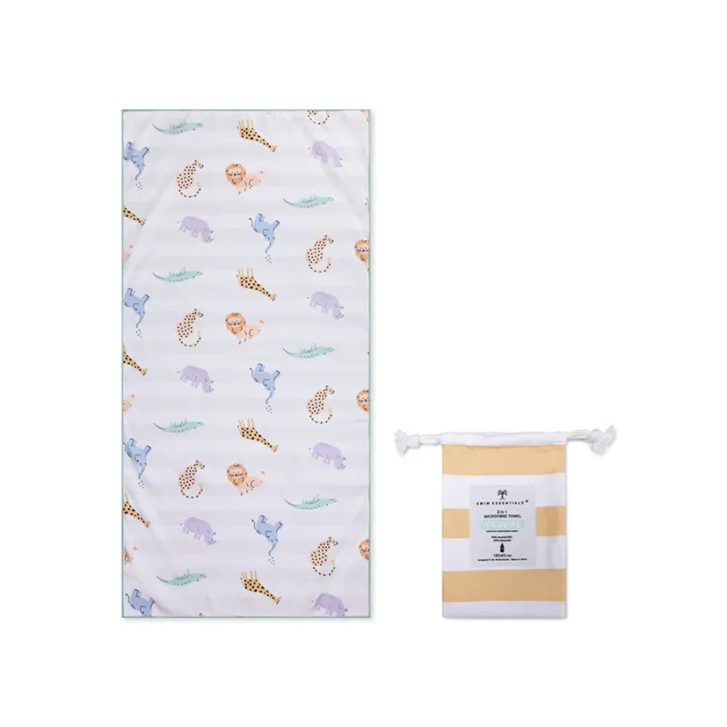 Safari | Toalla de microfibra multicolor 135 x 65 cm