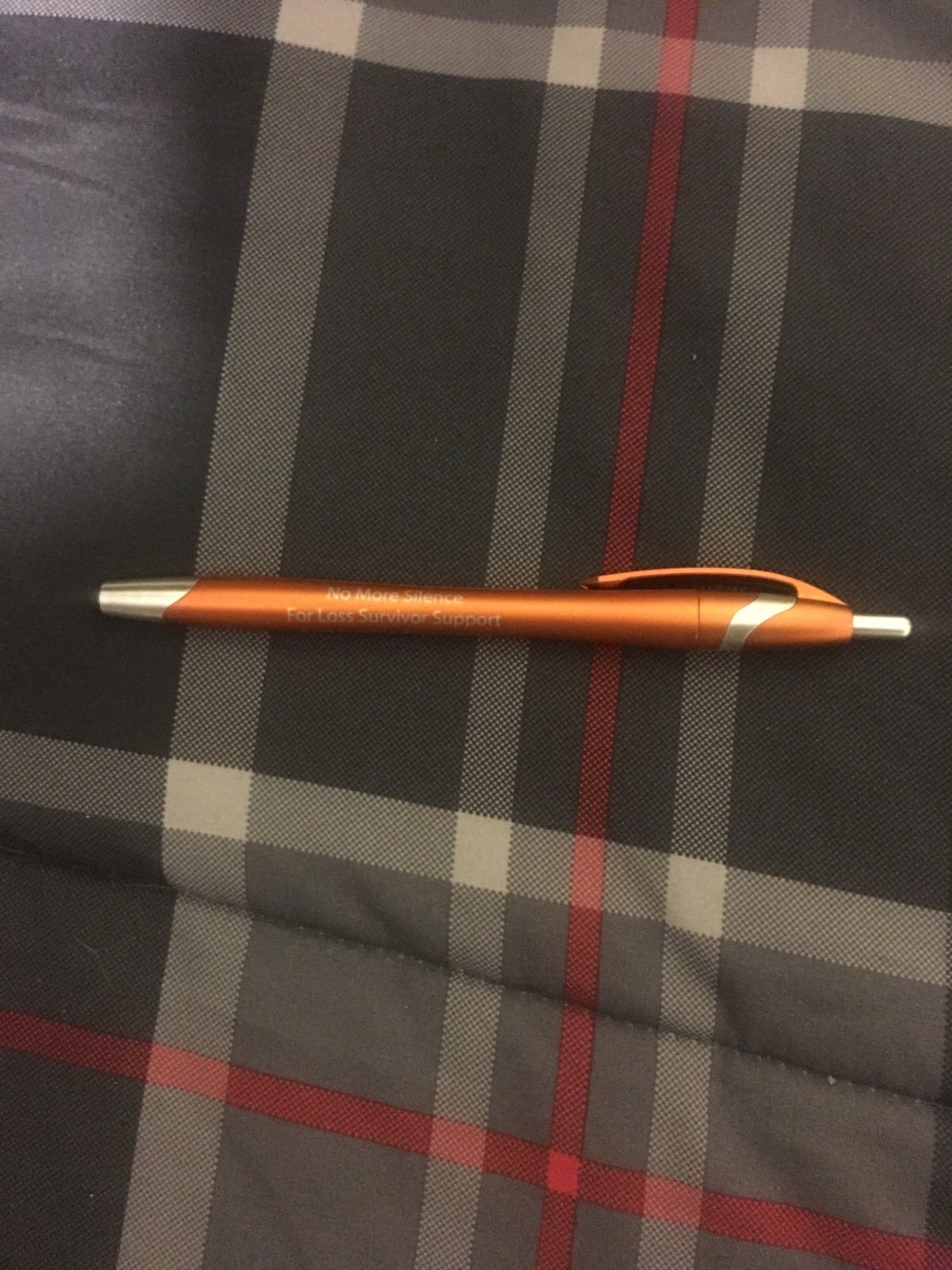 Orange No More Silence Stylus Pen