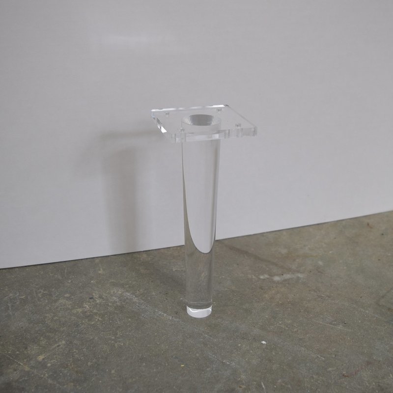 Mid century modern acrylic legs set of 4