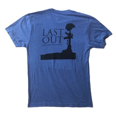 Last Out Unisex T-shirt - Blue