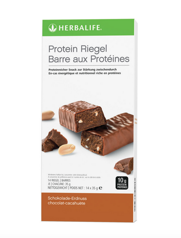 14 Barres aux protéines Chocolat Cacahuète