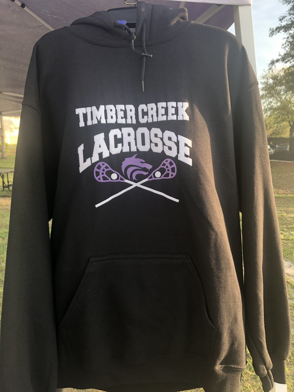 TCHS Lacrosse - unisex hoodie with flock 