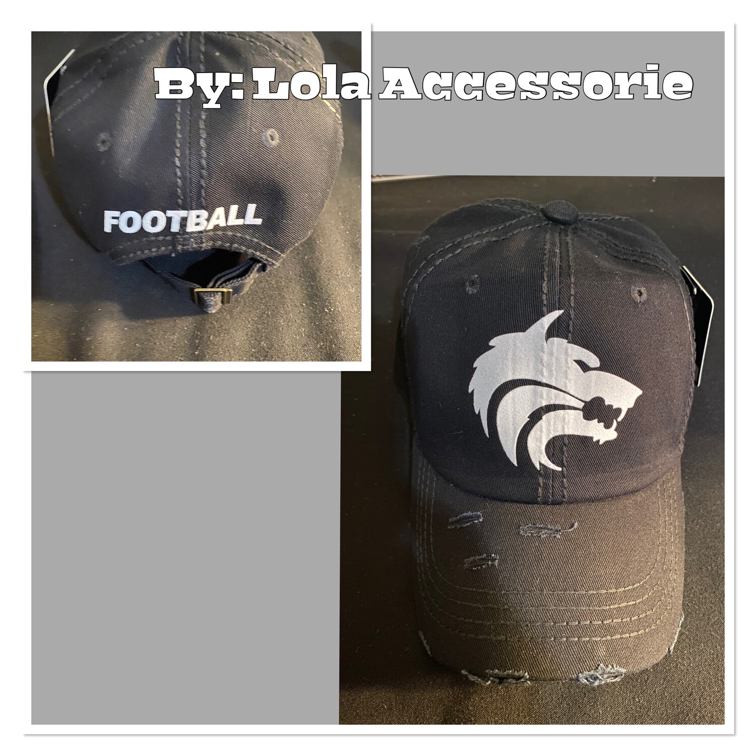 Women  hat with TCHS Football Flock logo