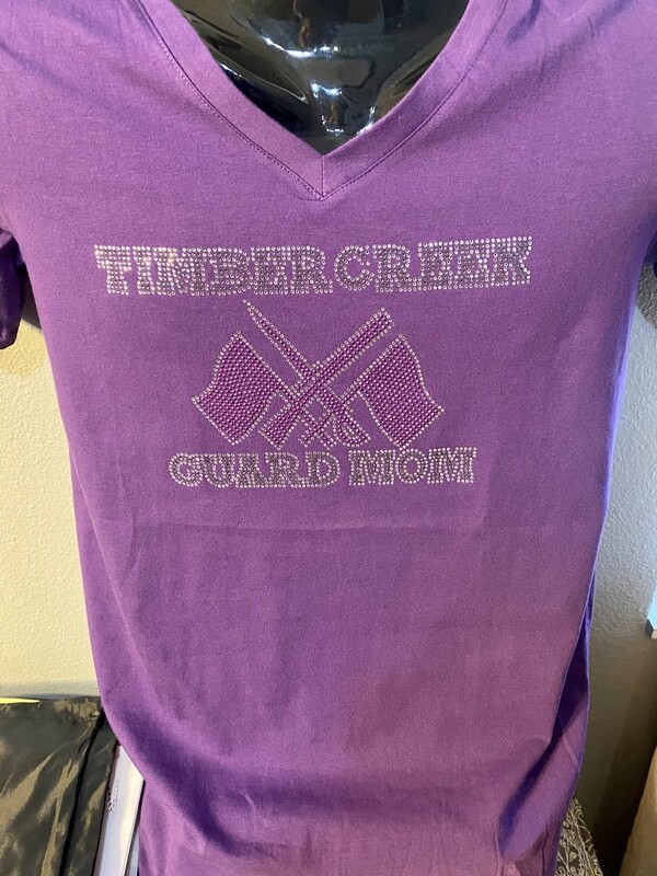 Timber Creek Color Guard bling t-shirt