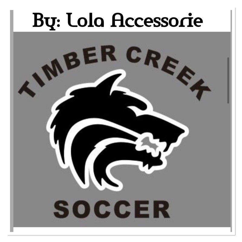 Women dri-fit t-shirt with Timber Creek Soccer flock logo
