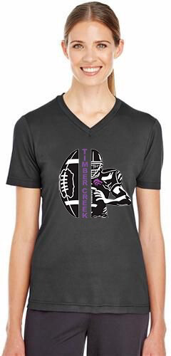 Women Dri-fit T-shirt with TC Football Logo