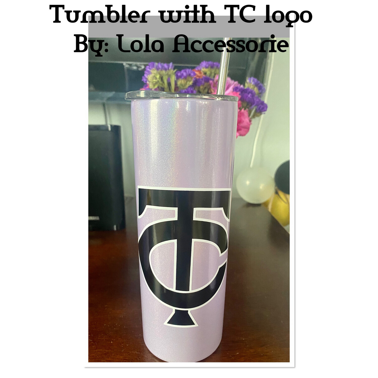 Stainless Steel 20oz with Straw  - TC Logo