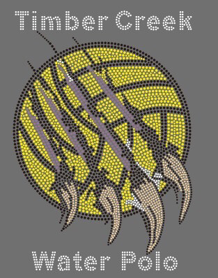 Timber Creek Water Polo - Women Dri-fit T-shirt - Bling Logo