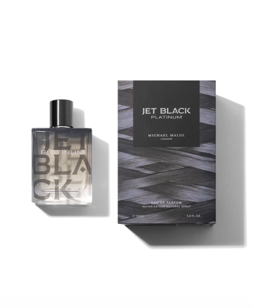 Jet Black Platinum Eau De Parfum Spray by Michael Malul
