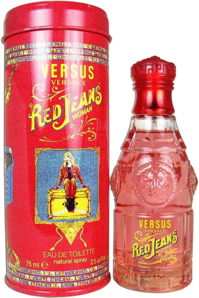 Versace Red Jeans Woman