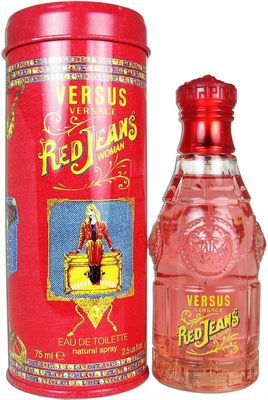 Versace Red Jeans Woman