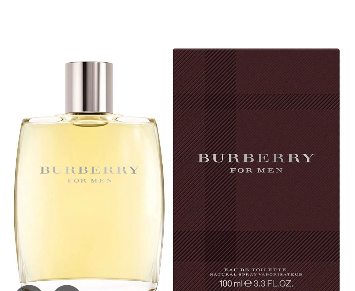 Burberry For Men EDT 3.3 Fl oz