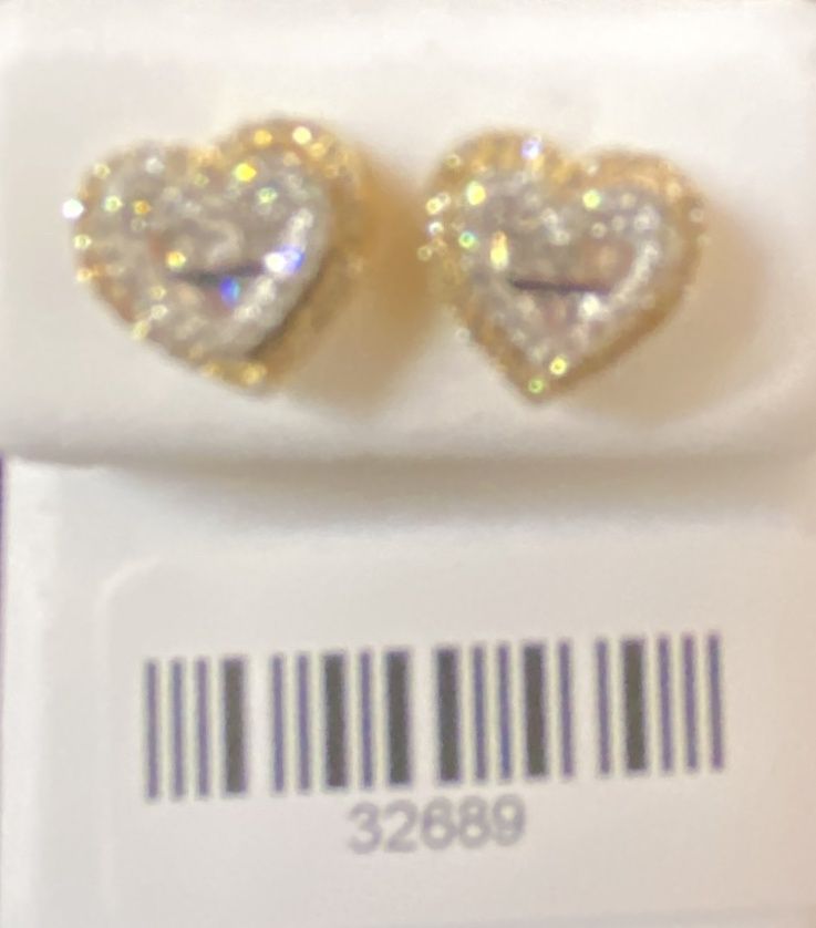 10KT Gold &amp; Diamond Earring 0.50CTW
