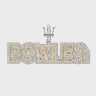 Custom Design Pieces- Custom Nameplate- Bowleg