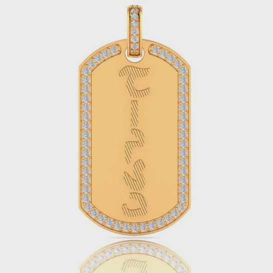Custom Design Pieces- Custom Nameplate- HAMID
