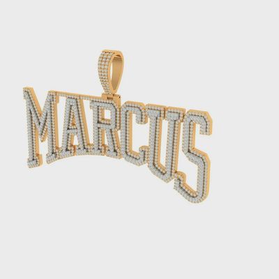 Custom Design Pieces- Custom Nameplate- MARCUS