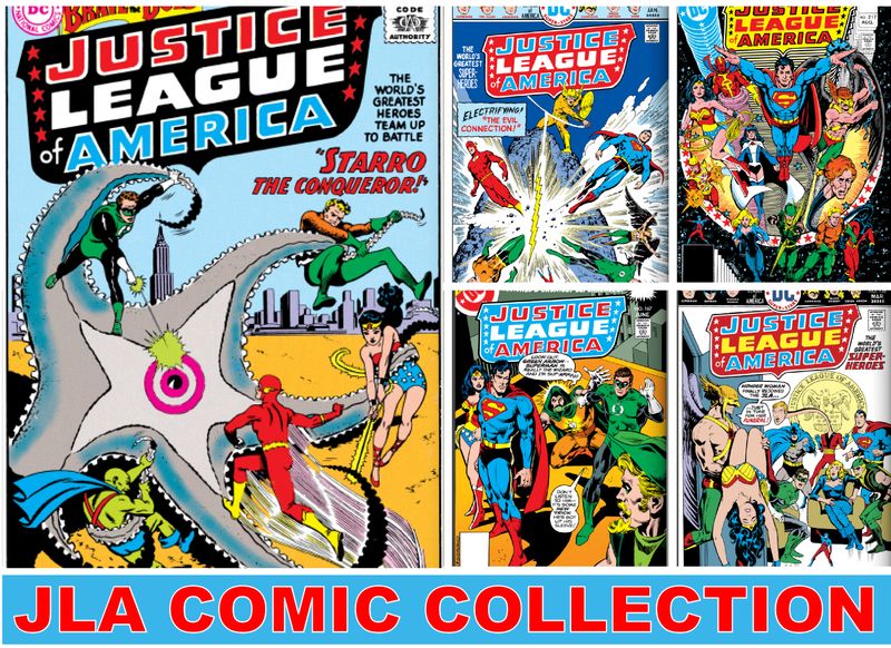 Justice League of America [ USB DRIVE ] Vol. 1 #1 – 261 + Annuals (1960-1987) Vintage Rare Digital Comic Book Collection