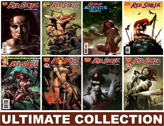 Red Sonja [ USB Flash Drive ] Ultimate Comic Book Collection Vintage Rare Digital Comic Book Collection