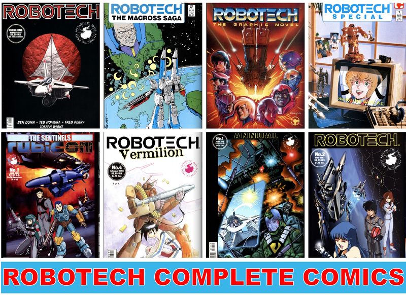 Robotech [ USB Flash Drive ] Ultimate Comic Pack (1984-2008) Vintage Rare Digital Comic Book Collection