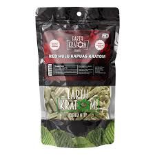 Earth Kratom Capsule 150ct Red Hulu Kapuas