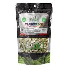 Earth Kratom Capsule 150ct Trainwreck