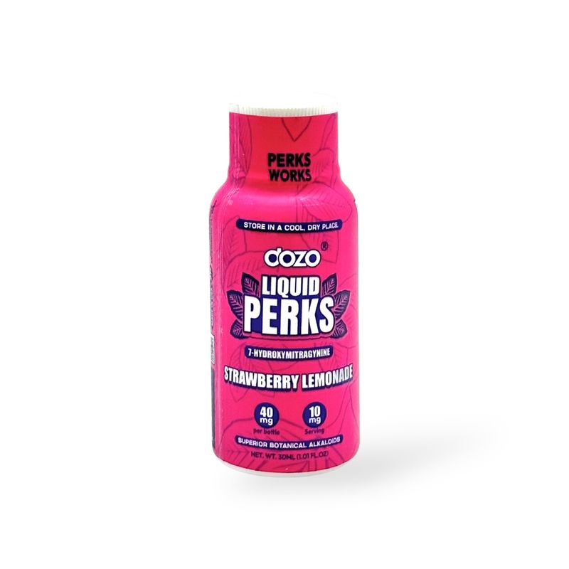 LiquidPerks Kratom Shot Straw Lemonade