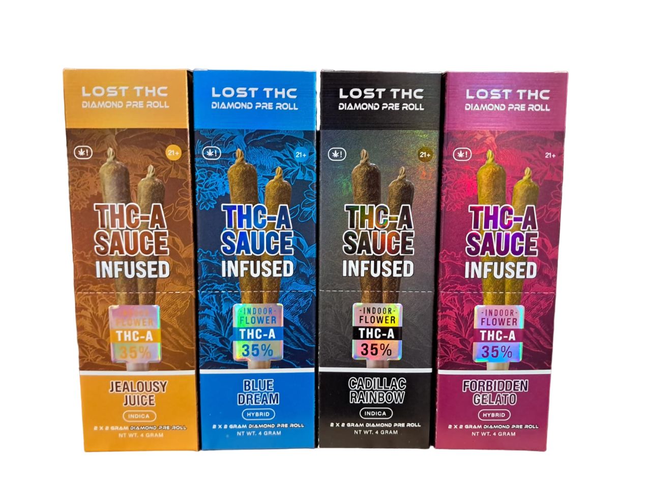Lost THC THCP Liquid Diamonds Pre rolls