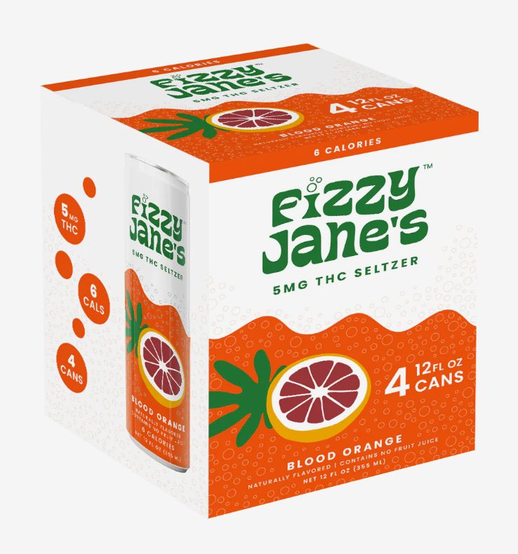 Fizzy Jane’s 5mg Blood Orange, Size: 4pk
