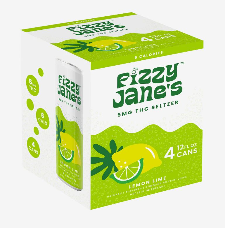 Fizzy Jane’s 5mg Lemon Lime, Size: 4pk