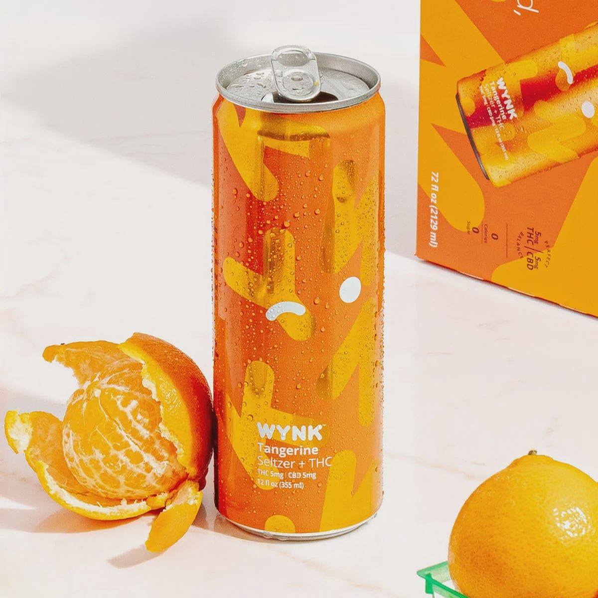 Wynk 5mg Tangerine THC Drink, Flavor: 1ct