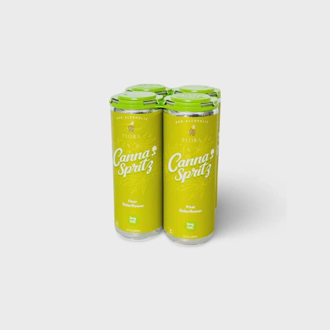 Canna Spritz 3mg Pear Elderflower 4pk