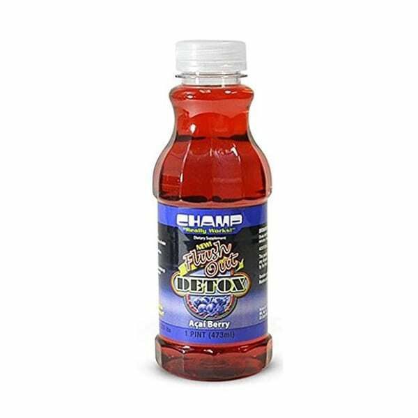 Champ Flush Out Detox 16oz, Flavor: Açaí Berry