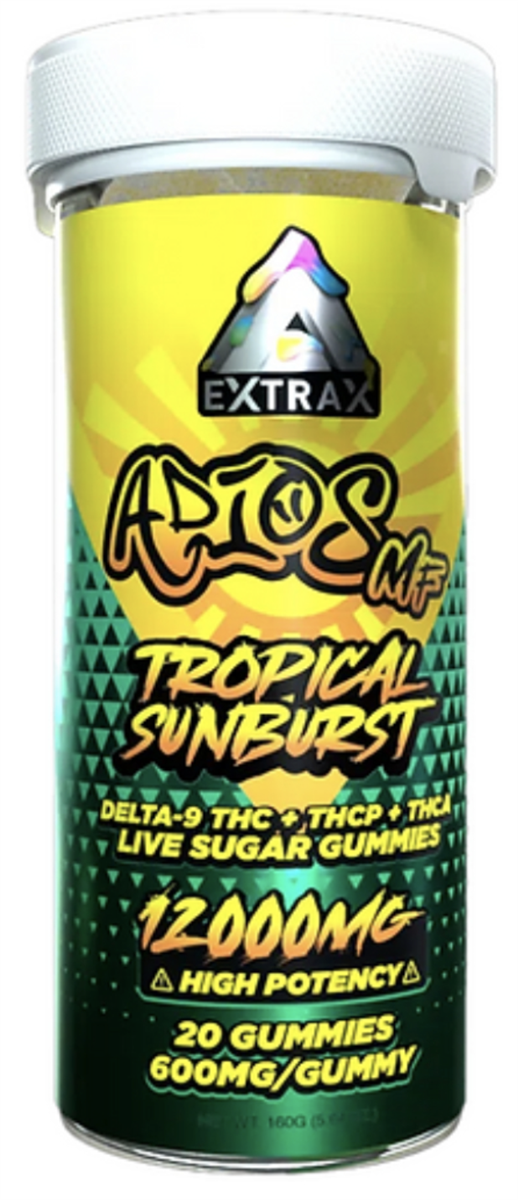 EXTRAX Adios MF D9/THCp/THCa, Flavor: Tropical Sunburst