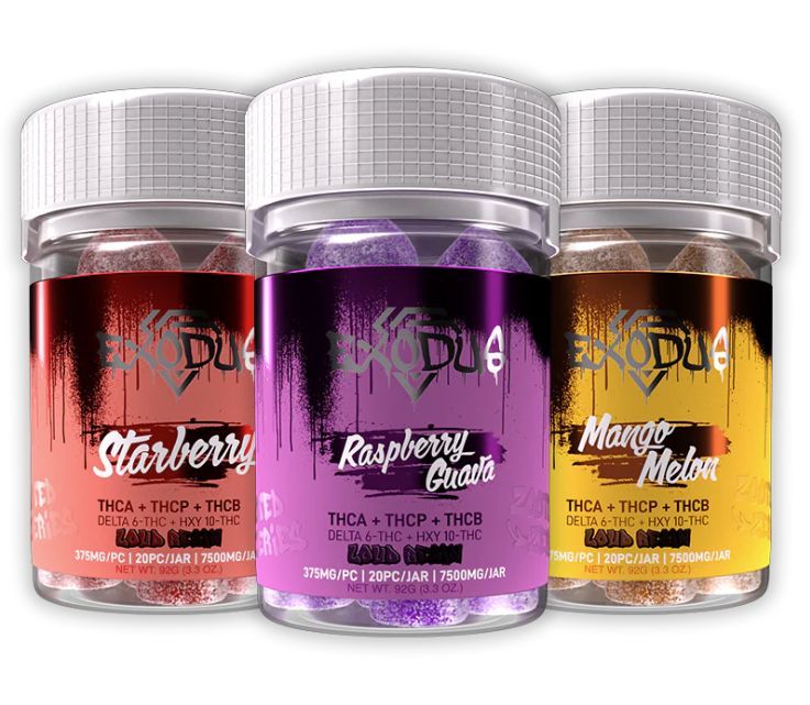 Exodus Gummy Jar 7500mg 20ct