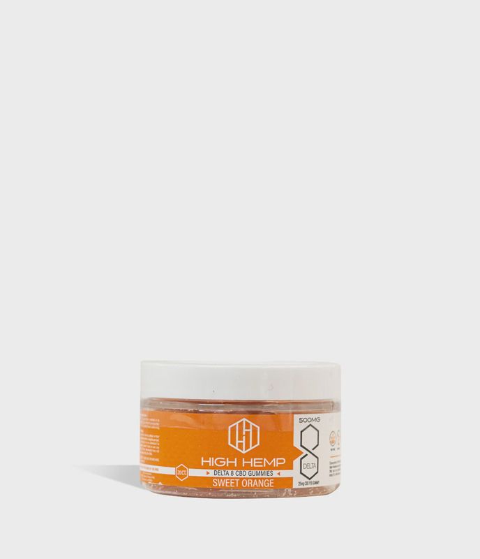 High Hemp Delta 8 Gummies 500mg 20ct