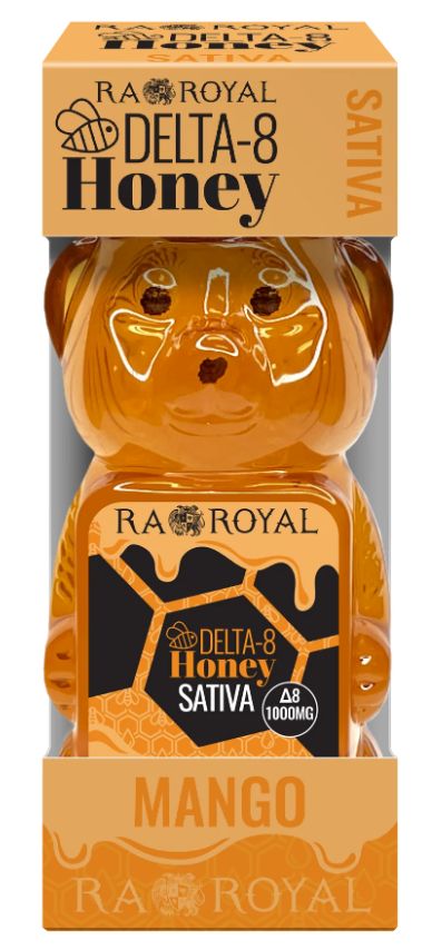 RA ROYAL D8 Honey Bear 1000mg, Flavor: Mango