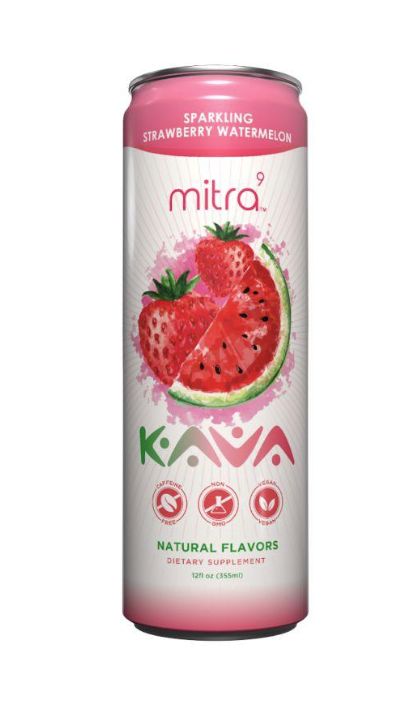 Mitra 9 Kava Sparkling Strawberry Watermelon