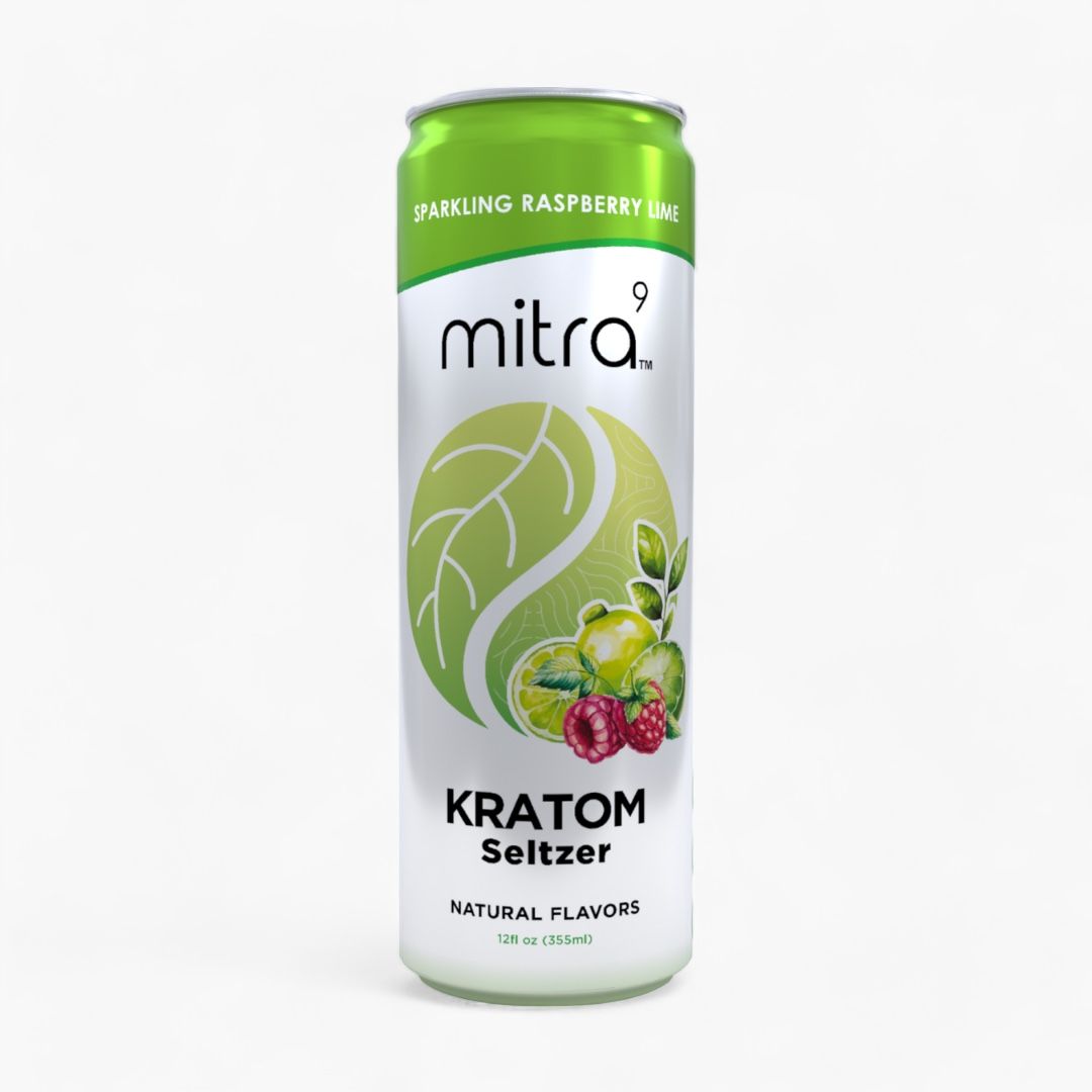 Mitra 9 Kratom Drink, Flavor: Sparkling raspberry lime