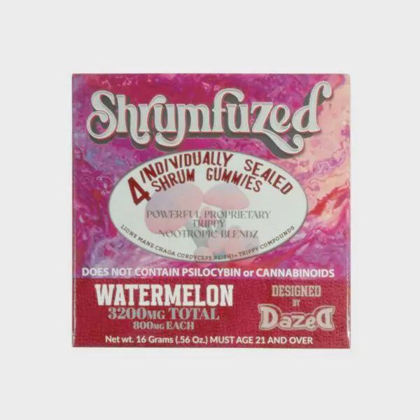 Shrumfuzed Mushroom Gummy, Flavor: Watermelon