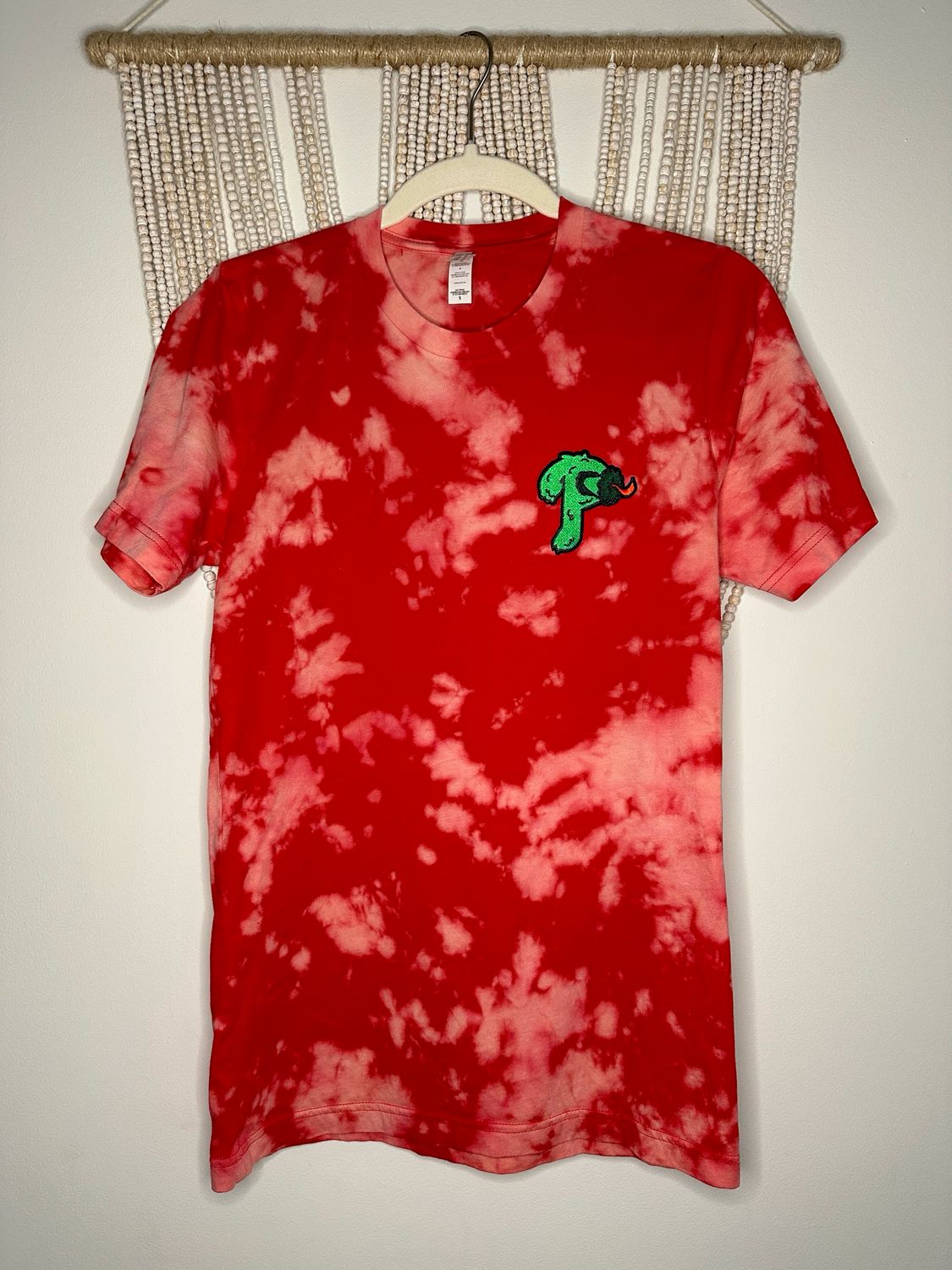 Reverse Dye Red Tee