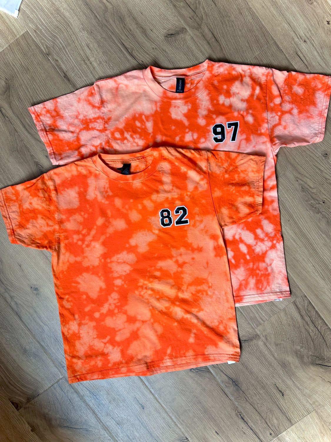 Reverse Dye Number Tee