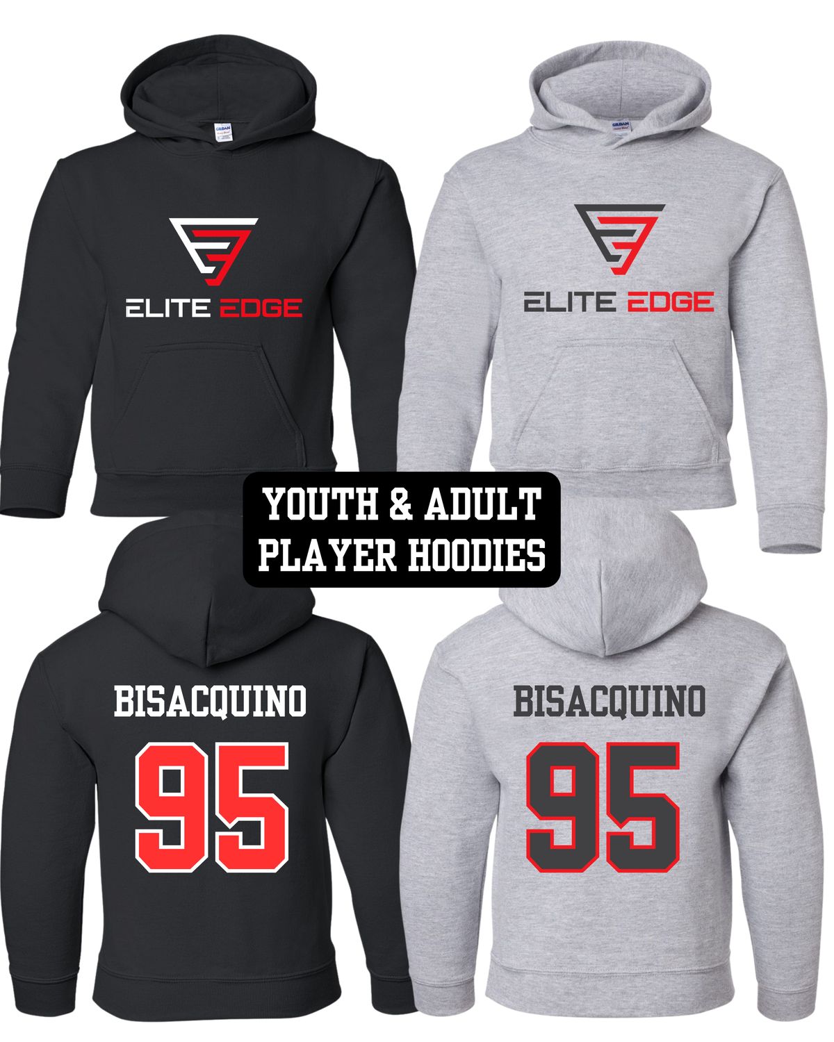 Elite Edge Player Hoodie - adult, youth &amp; toddler