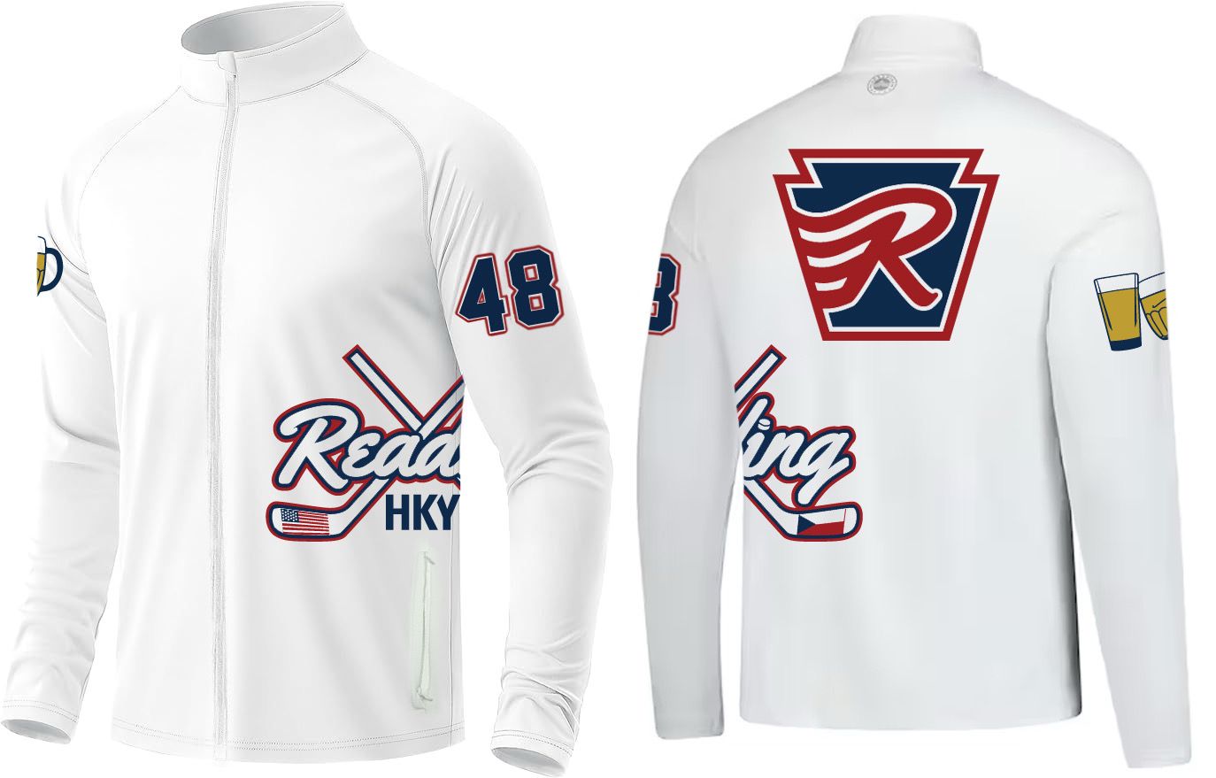 Reading Hockey Full zip