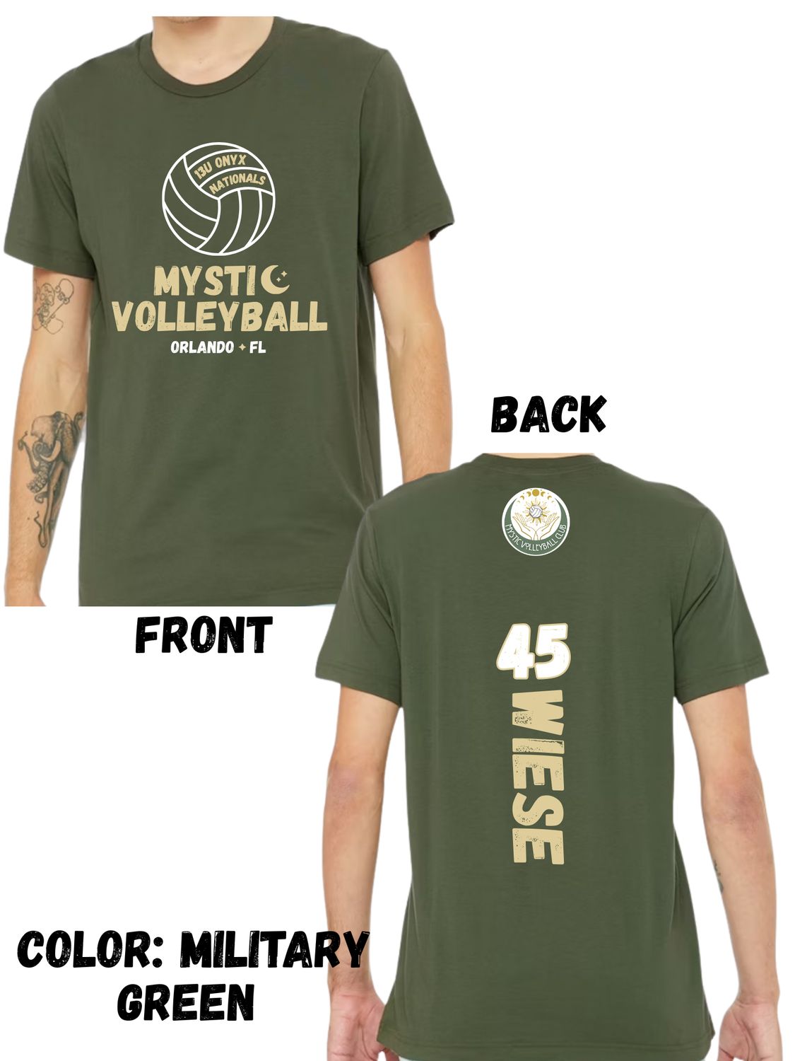 Mystic 13U Onyx Nationals Tee