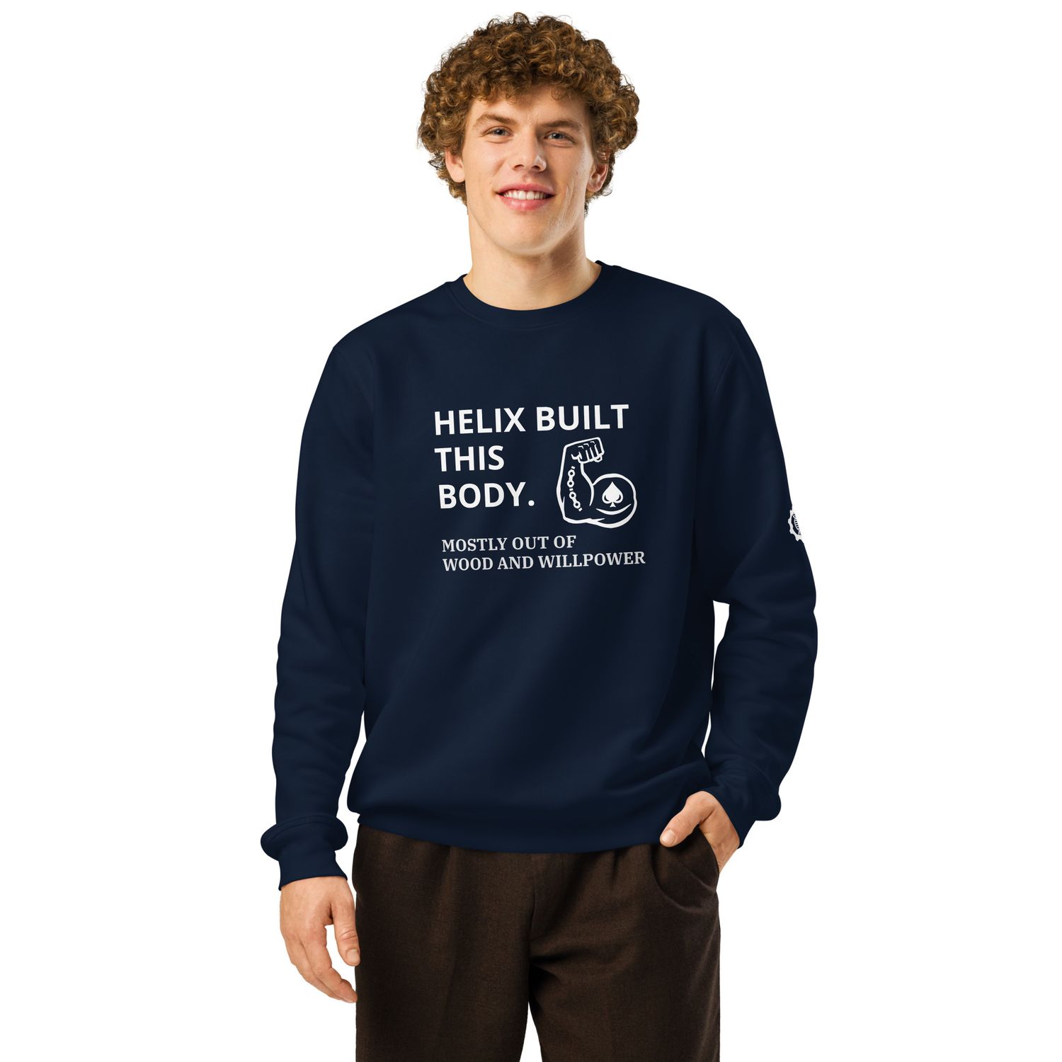 Unisex organic mid-weight sweatshirt