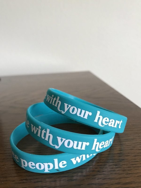 See People with Your Heart wrist band