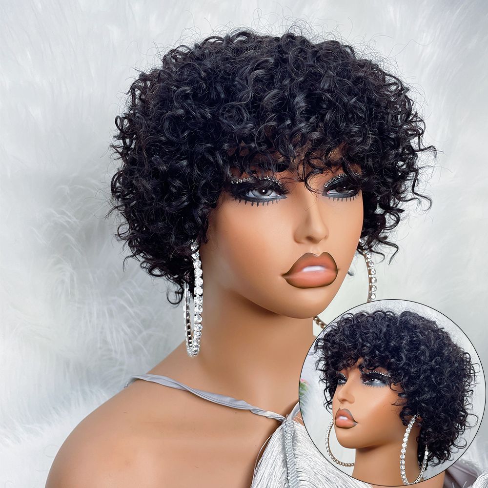 Pixie Cut Human Hair Wig